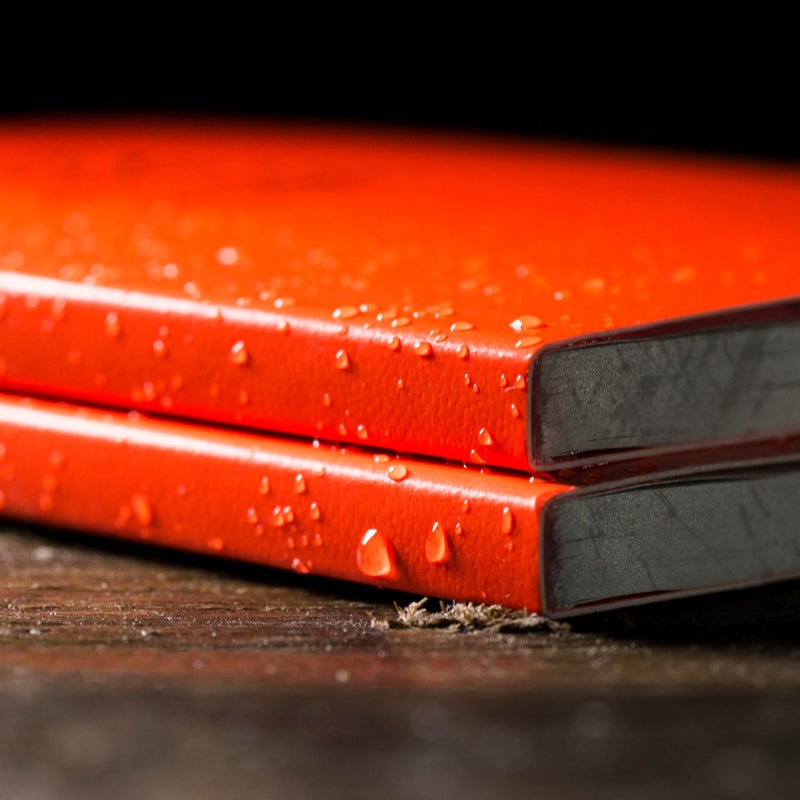 Rite in the Rain Weatherproof Soft Cover Pocket Notebook, 3.5" x 5", Orange Cover, Universal Pattern (No. OR54) - Image 5